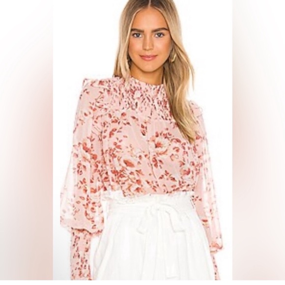 Bardot Pink Floral Blouse - Picture 1 of 9
